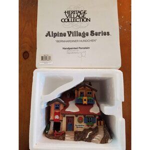 "Bernhardiner Hundchen" #56174 Heritage Village Collection Alpine Village Series